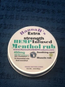 Menthol Hemp muscle rub Extra Strength 450mg - Picture 1 of 2