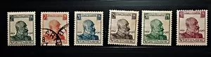 Wurttemburg German States 1916 MH / 1 Used King Wilhelm II Short Set Wmk 116 - Picture 1 of 1