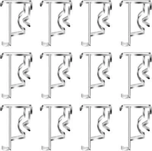 12 Piezas Cenefa Clips Persianos Repuesto Transparente 2 Pulgadas Clips Persianos Plástico - Imagen 1 de 6