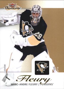 2013-14 Fleer Showcase Penguins Hockey Card #78 Marc-Andre Fleury