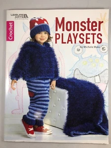 Monster Playsets Crochet Pattern Book by Michele Maks Child Outfits Leisure Arts - Picture 1 of 6
