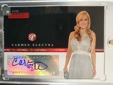 2005-06 Topps Pristine Personal Endorsement CARMEN ELECTRA AUTO Rookie /50 RARE