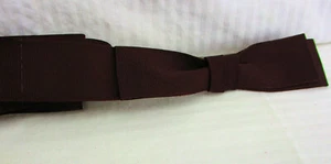 DIY   "BURGUNDY " 12 Ligne Pre tied into bow Hat Band Grosgrain Ribbon - Picture 1 of 1