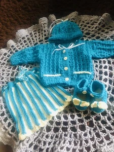 hand crocheted baby sets - Picture 1 of 2