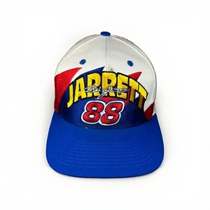Vintage Logo Athletic Dale Jarrett #88 Double Sharktooth Snapback Hat NASCAR Cap - Picture 1 of 11