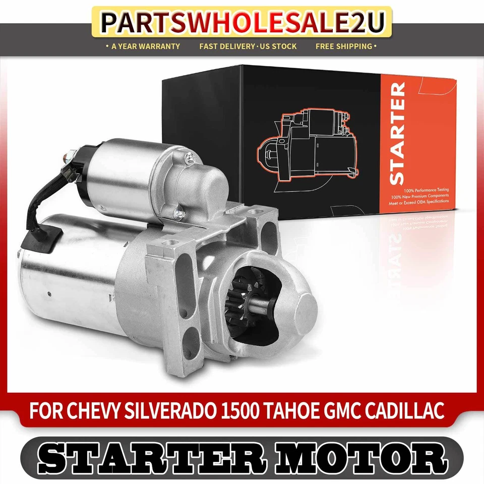 Motor De Arranque para Chevy Tahoe Saab 9-7x GMC Yukon Isuzu Hummer 1.4kW 12V CW 11T Foto 1 de 4