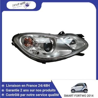🇫🇷 PHARE DROIT SMART FORTWO COUPE 2007- ➤A4518201059 ♻️ - Photo 1/2