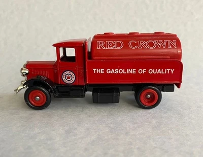Lledo Diecast 1934 Tanker Truck Red Crown Gasoline 1:64 TOY175 - Image 1 of 4