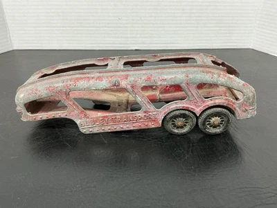 Remolque de transporte Hubley de colección para transporte de carros restauración Foto 1 de 4