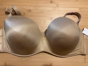 Cacique Boost Multiway Strapless Bra Beige 44DD - Picture 1 of 5