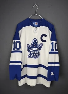 Toronto Maple Leafs 1990s Starter Jersey #10 M size - Picture 1 of 14