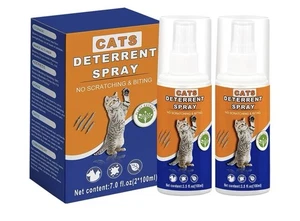 New Sealed Runmat Natural Cat Deterrent Spray Effective Training Aid  (2x100g) - Picture 1 of 7