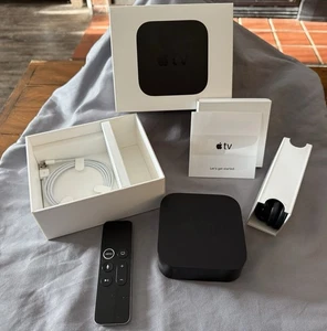 Apple TV 32GB 4th Generation MGY52LL/A A1625 Apple TV w/ Remote & Power, Great - Picture 1 of 6