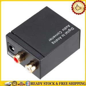 Digital Toslink Coaxial to Analog Converter Amplifier RCA Audio Decoder Adapter - Bild 1 von 12