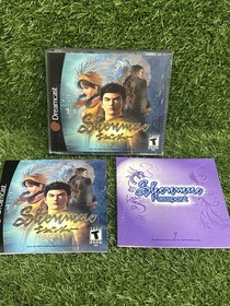 Shenmue Sega Dreamcast Complete CIB 4 Disc, Manual & Passport
