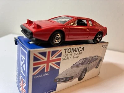 Tomica Lotus Esprit F24 带盒 日本制造 — 第 1/4 张图片