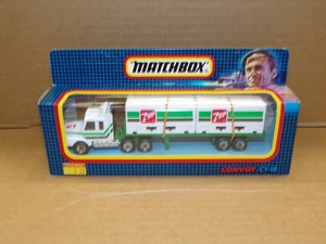 1987 Matchbox Convoy 7UP SCANIA DOUBLE CONTAINER TRUCK #CY18 - NOS ! - Picture 1 of 6