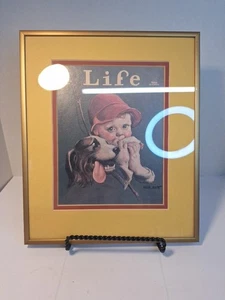 Thw Lunch Break By Neh Hott. Life Magazine Cover In 1931. Professionally Framed. - Picture 1 of 9