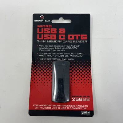 Stealth Cam STC-SDCRAND Memory Card Reader for Android Devices, Reads - Image 1 of 2