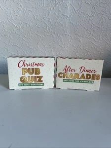 2x Fizz Creations Spiele - Weihnachten Pub Quiz und After Dinner Scharaden Brandneu - Bild 1 von 4