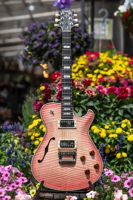Knaggs Kenai HB/Cuerpo hueco/Rosa Fade Burst Foto 1 de 4