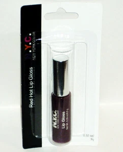 NYC Red Hot Lip Gloss Instant Color & Shine RED ROCK CANYON NIP - Picture 1 of 1