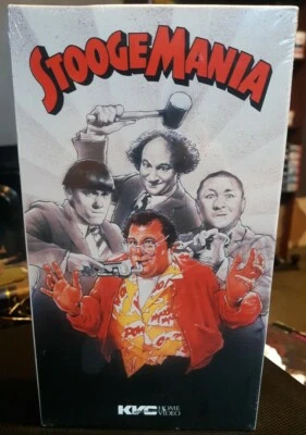 Stoogemania 1985 VHS Josh Mostel Three Stooges KVC Home Video  - Image 1 of 4