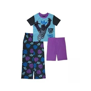 Brand New Marvel The Avengers Top Shorts & Pants Pajama Set Boys Size 8 - Picture 1 of 1