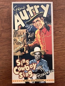 Gene Autry Collection. Sing Cowboy Sing 3 Cassette Set Rhino Records 1997 NEW - Picture 1 of 7
