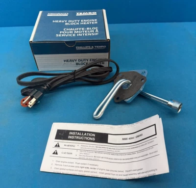 ZeroStart 3500082 1500Watts 120V Heavy Duty Engine Block Heater For MBE 4000 - Image 1 of 4