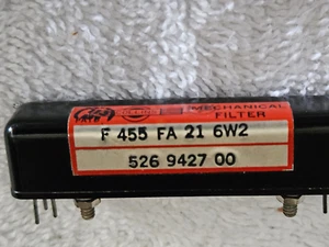 Collins F455FA-21-6W2 526-9427-00 2.1kHz SSB Filter 75S-3 Receiver, Tested Good - Zdjęcie 1 z 4