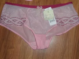 3 pink / rose briefs hipsters ~~ small / 5 ~ Parfait by Affinitas ~ sheer - Picture 1 of 6