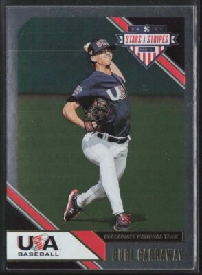 2020 Panini USA Stars & Stripes #15 Burl Carraway USA - Image 1 of 2