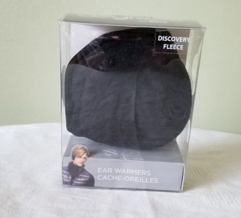 Degrees by 180s Ear Warmers Behind-the-Head One Size Black Color -