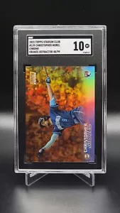 2023 Topps Stadium Club CHRISTOPHER MOREL RC Orange Refractor /99 - SGC 10 Gem - Picture 1 of 2
