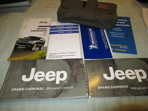2009 JEEP GRAND CHEROKEE OWNERS MANUAL SET W/ CASE V6 V84X4 LIMITED LAREDO OVERL - Picture 1 of 1