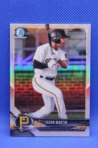 2018 Bowman Chrome Prospects Refractor #BCP41 Jason Martin /499 Pirates SP - Picture 1 of 2