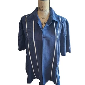Axis LA Button Down Shirt Mens SZ XL Bowling Shirt Casual Retro Vintage Casual - Picture 1 of 4