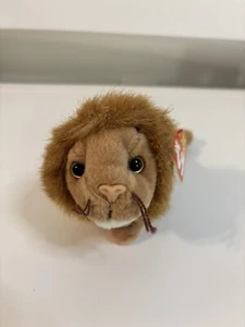RARE FACE Ty Beanie Babies "ROARY" the Lion 1996 ERRORS MINT - Picture 1 of 10