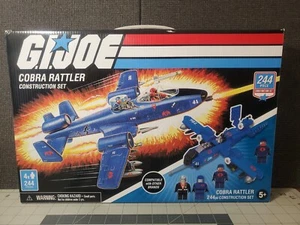 GI Joe Cobra Rattler  Construction Set 244 Piece *Lego Like* Destro Commander - Picture 1 of 5