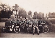 Original photo Group & their motorcycles motorbikes Spokes of Northampton 1940's