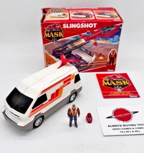 1986 Slingshot Complete w/ Box Vintage MASK Vehicle (opens and closes properly!) - Picture 1 of 5