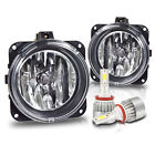 For Escape Focus SVT LS Mustang Cobra Fog Lights Pair w/Super Bright LED Bulbs
