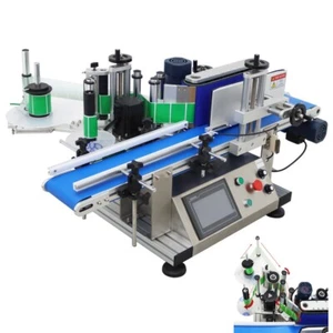 High Speed Desktop 1.57-3.9in Round Bottle Labeling Machine with Conveyor 110V - Picture 1 of 24