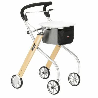 TRUST CARE Wohnraum-Rollator-Let´sGo Indoor Küchen Zimmerrollator klein wendig wohnlich