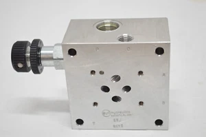 SUN HYDRAULICS ESJ Manifold & PBDBKBN Valve - Picture 1 of 6