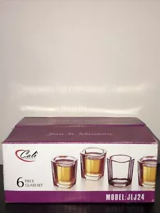 CALI JIANIGLASS 6 PIECE SHOT GLASSES SET JLJ24 NEW - Picture 1 of 1