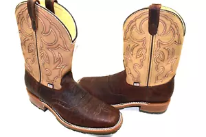 Double H Boot Men's 11 D Domestic Wide Square Steel Toe ICE Roper Boot-DH4305 - Picture 1 of 11