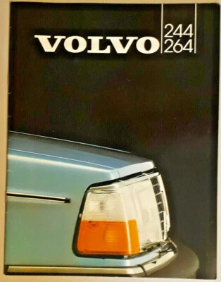 Volvo 244 & 264 Brochure 1982 - 244  264  DL  GL  GLE  GLT - Image 1 of 2