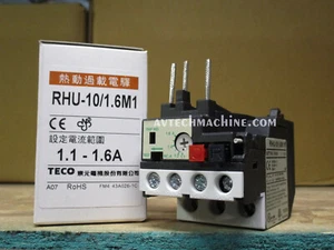 Sobrecarga térmica RHU-10/1,6M1 Teco 3 polos 1,1 - 1,6 amperios - Imagen 1 de 1